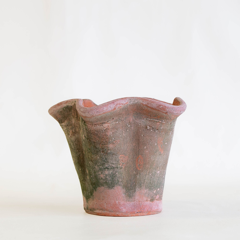star plant pot Aged Star Planter