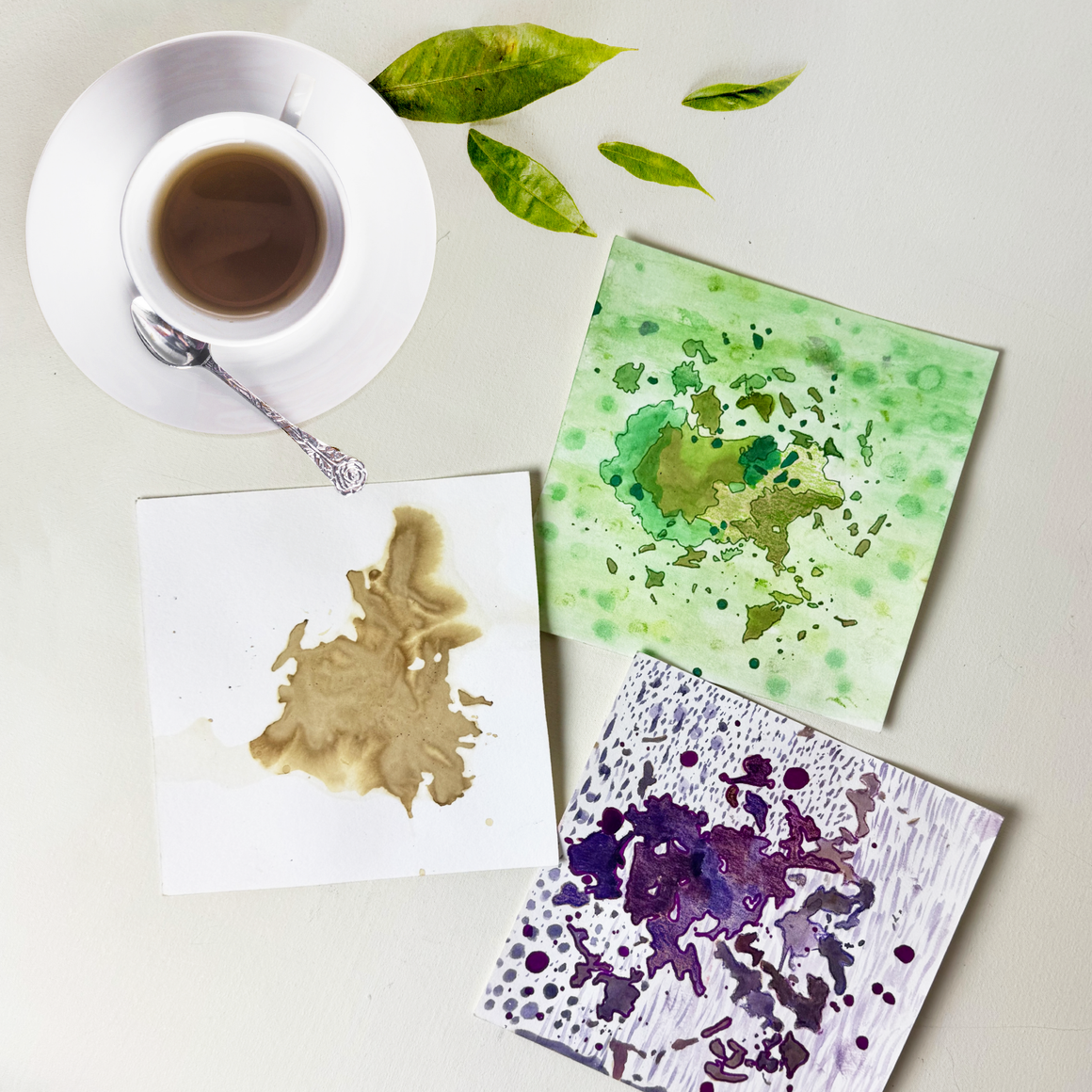 Budding Artists: Abstract Tea Designs