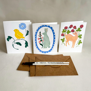 Hand Painted Spring Note Cards