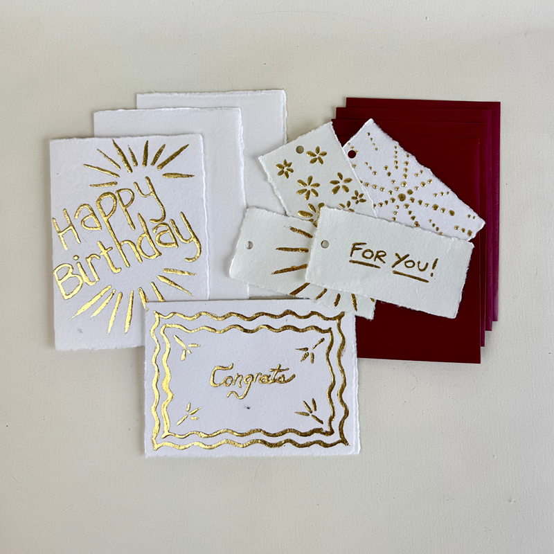 Gold Foil Stationery