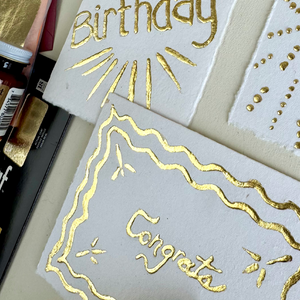 Gold Foil Stationery