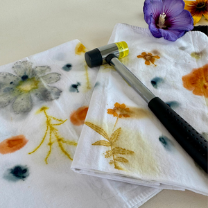 Floral Eco-Print Bandana