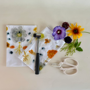 Floral Eco-Print Bandana