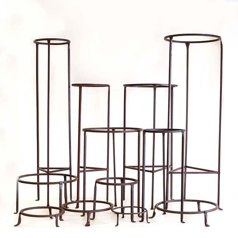 short plant stands indoor Iron Short Plant Stand