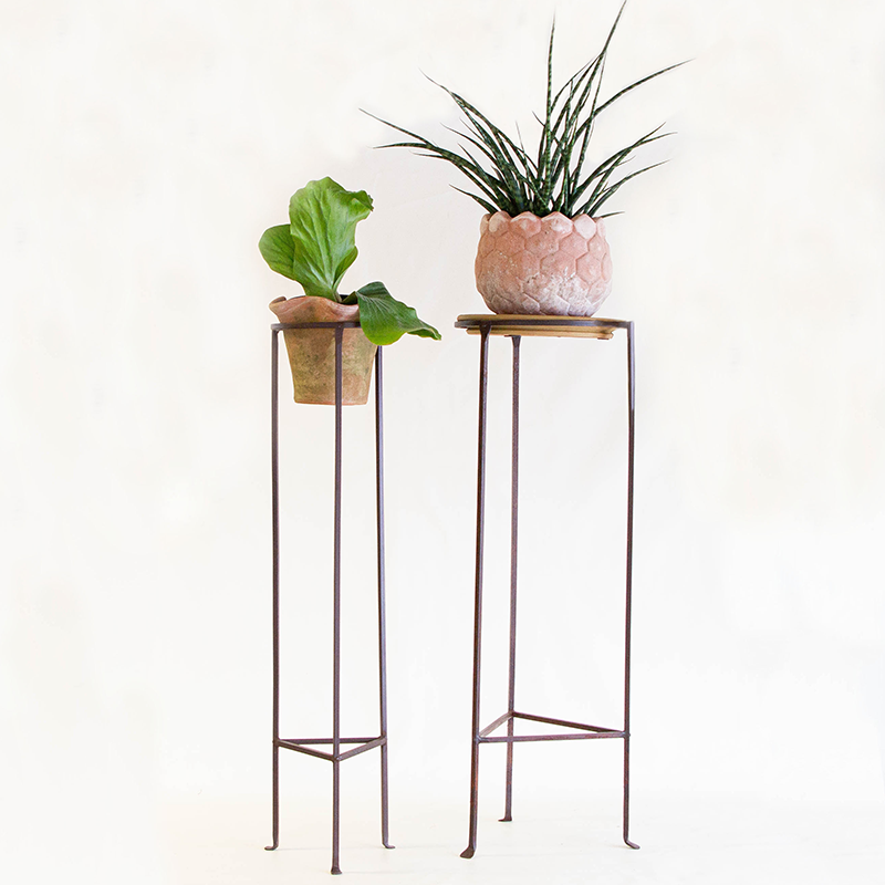 plant pot holders metal Iron X-Tall Plant Stand