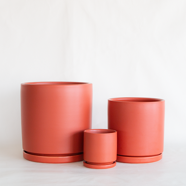Gemstone Cylinder Planter Rust - Bowood Farms
