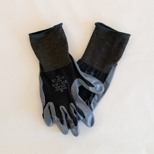 showa atlas 370 gardening gloves Nitrile Touch Gloves Black