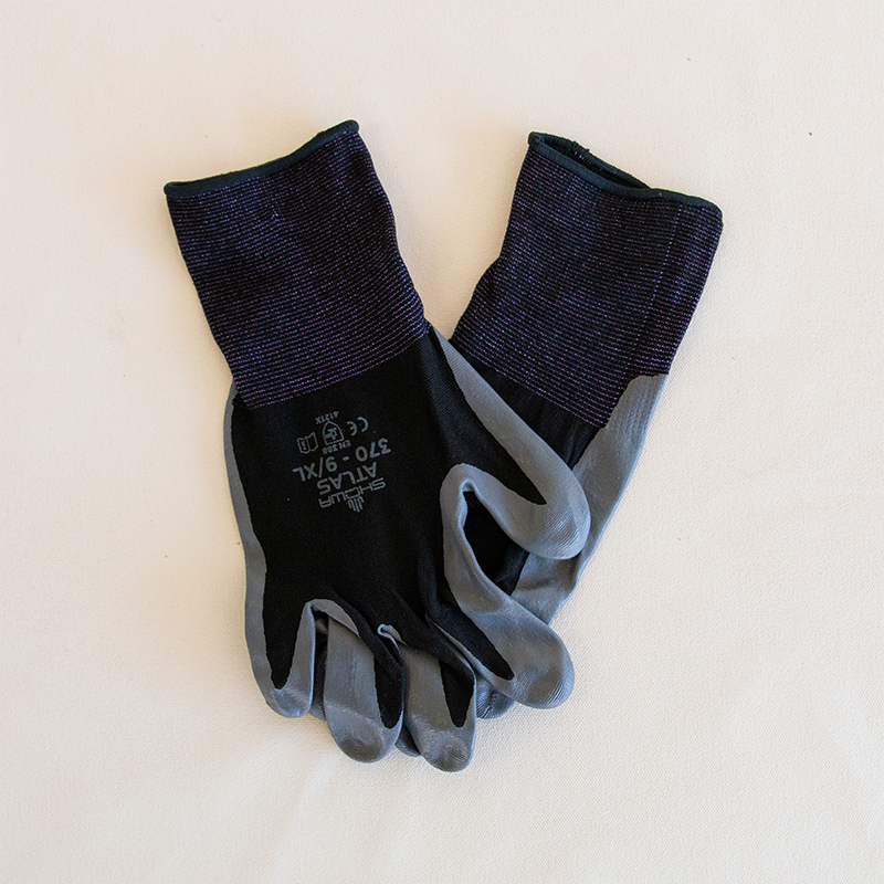 Nitrile Touch Gloves Black - Bowood Farms