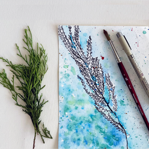 Watercolor Botanical Creation