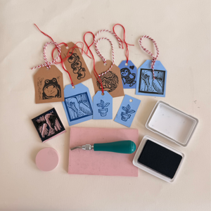 Block Printed Gift Tags