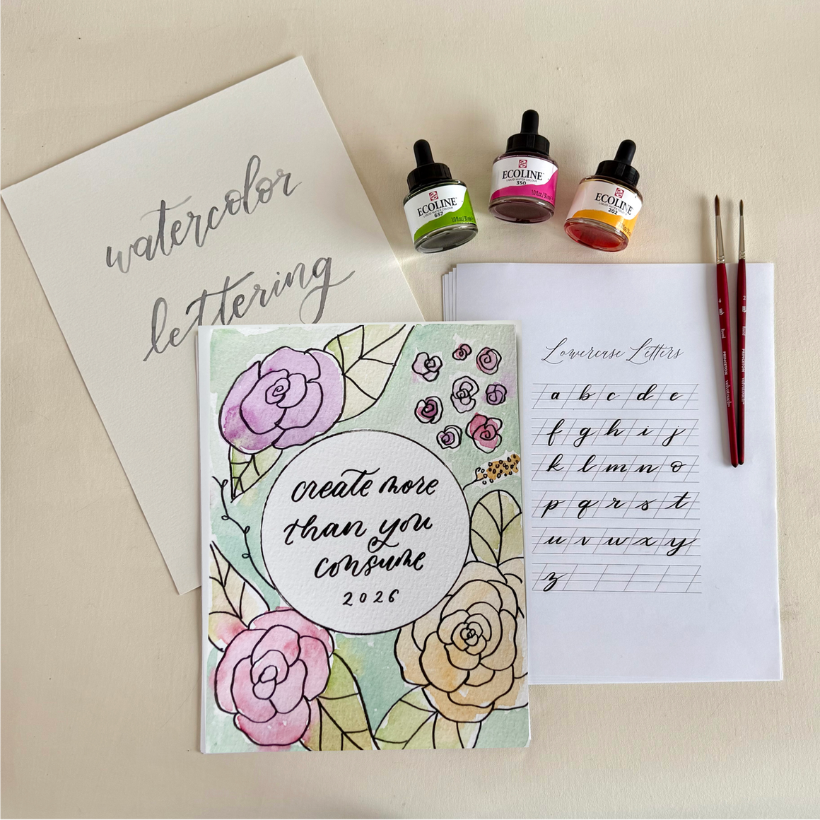 New Year Intention Art