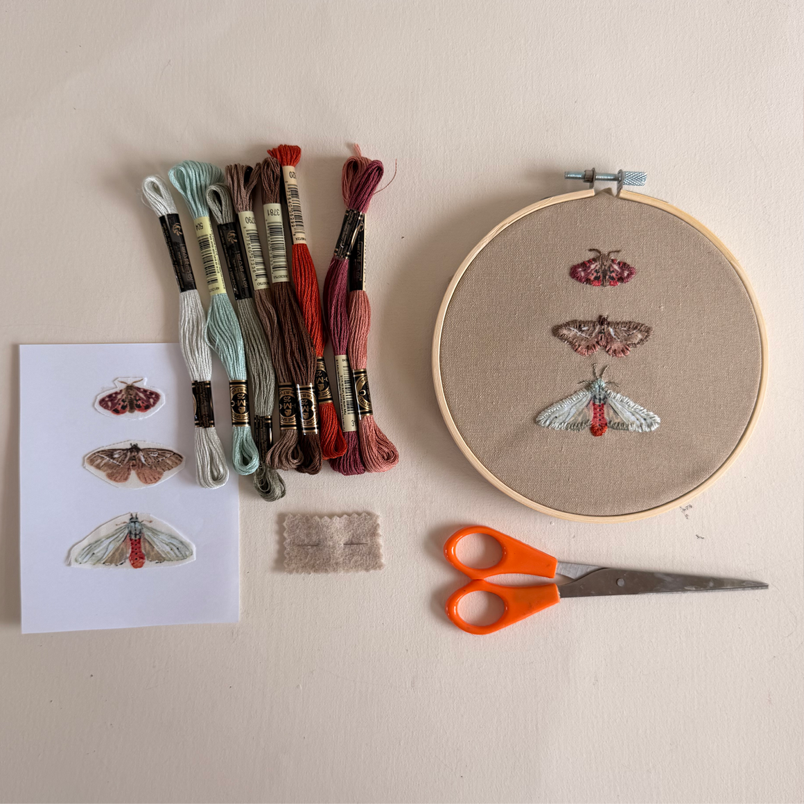 Butterfly Broderie Perse Embroidery