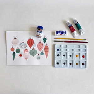Watercolor Ornaments