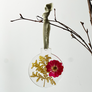 Fun with Flowers Resin Ornaments
