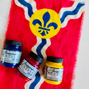 Hand Painted St. Louis Flag