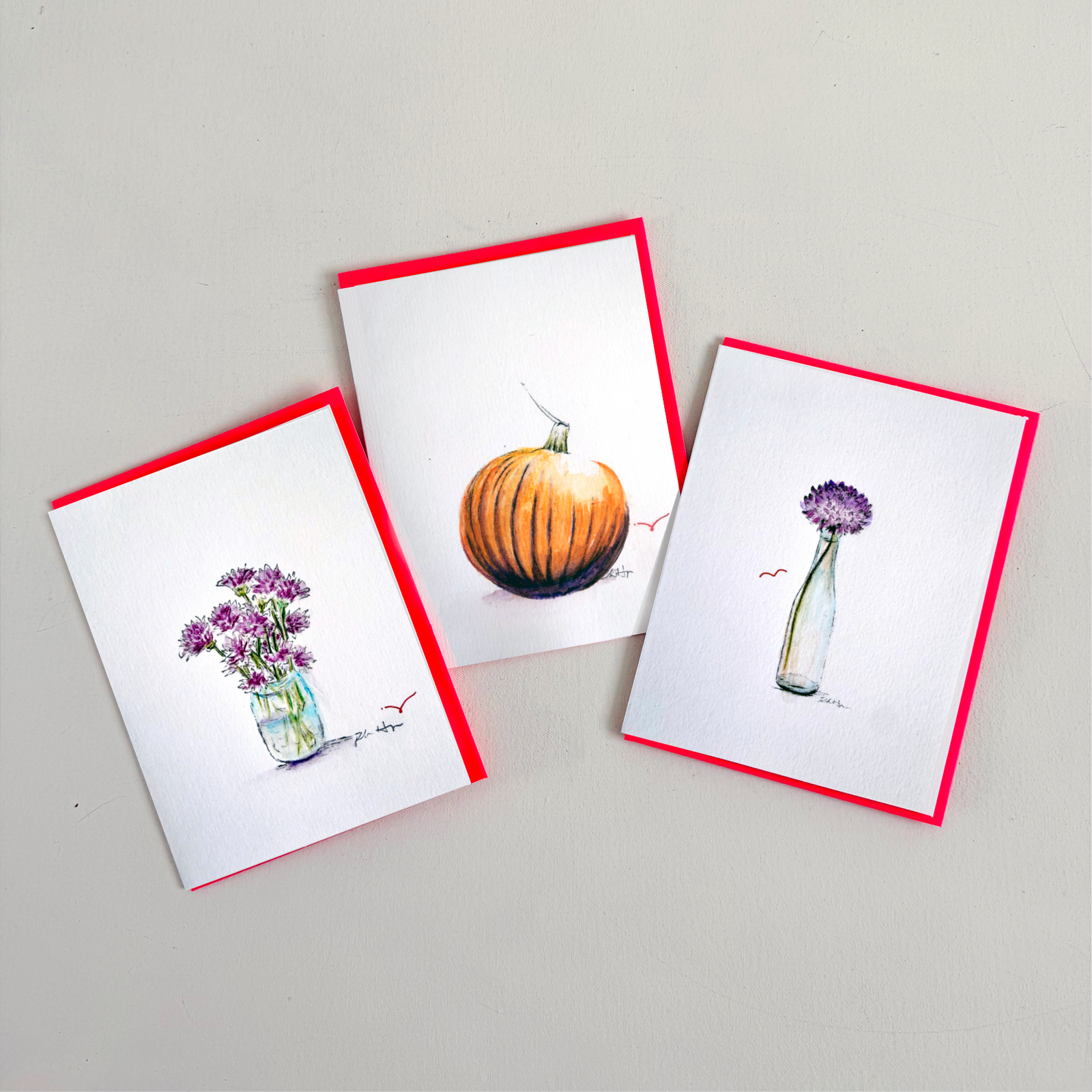 Fall Card Illustration
