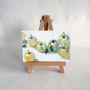 Watercolor Autumn Apples