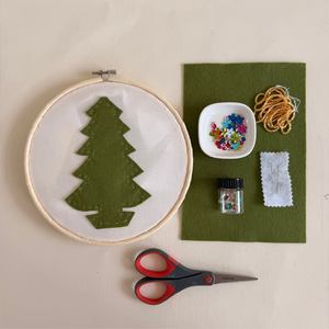 Beaded Embroidery Ornament