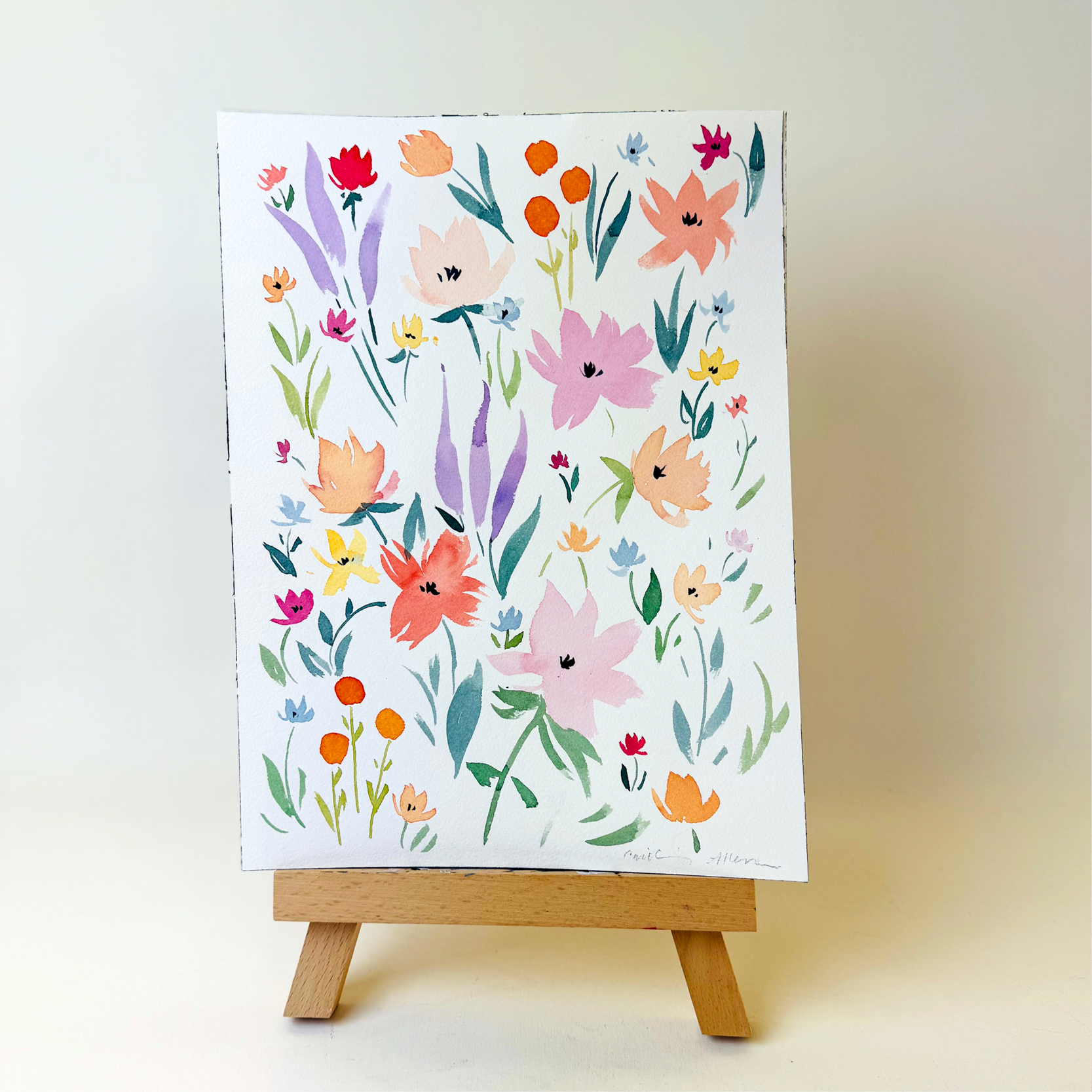 Watercolor Wildflowers