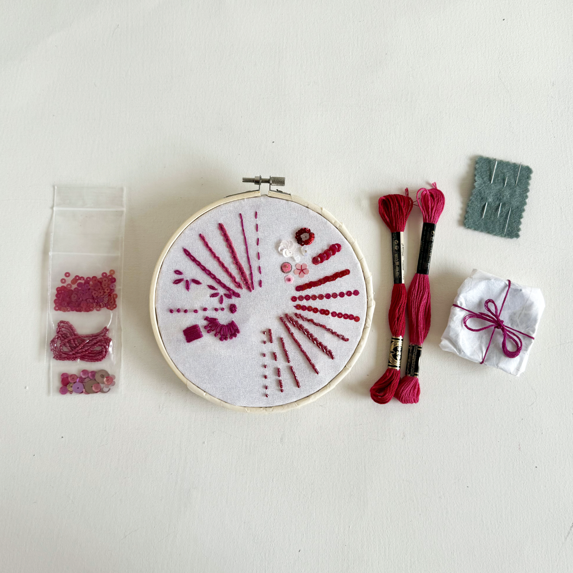Sequin & Beaded Embroidery Sampler
