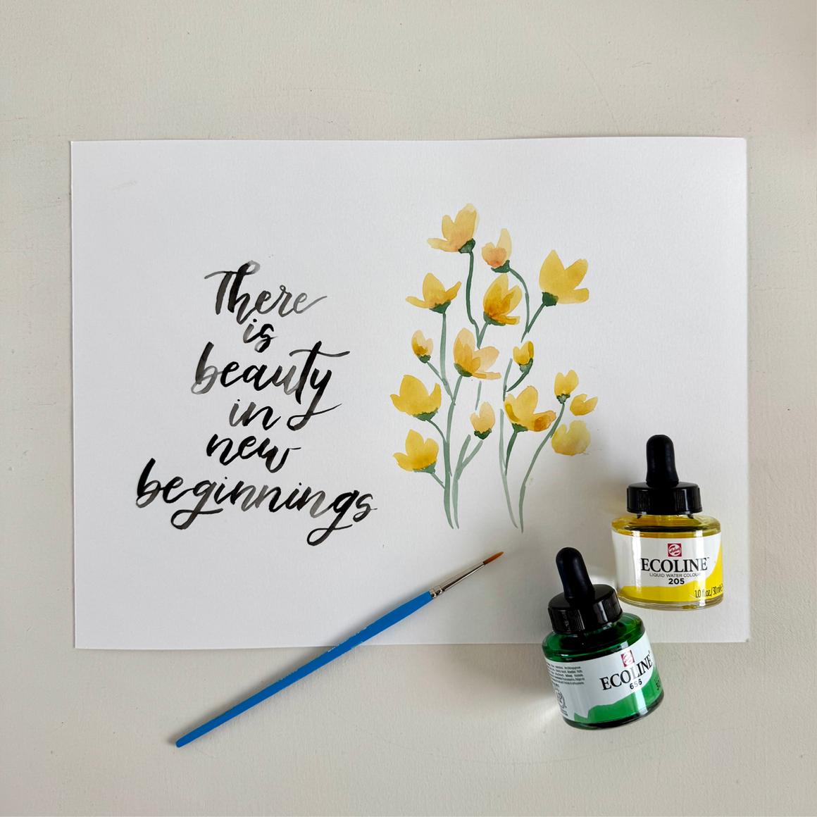 Watercolor Lettering Workshop
