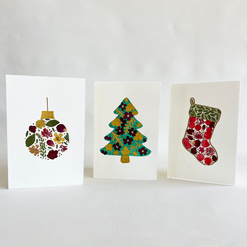 Fun with Flowers Holiday Cards