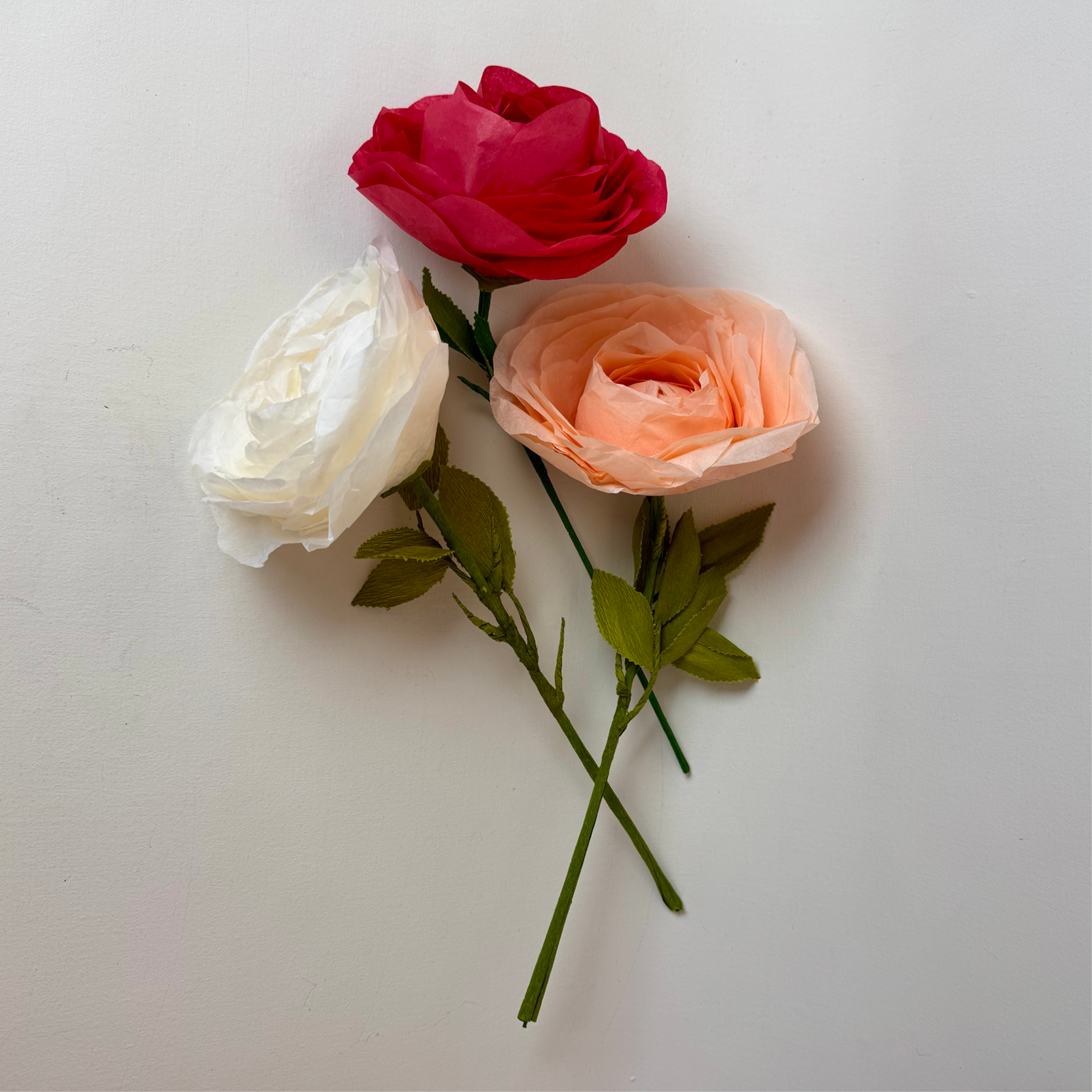 Tissue Paper Roses Workshop