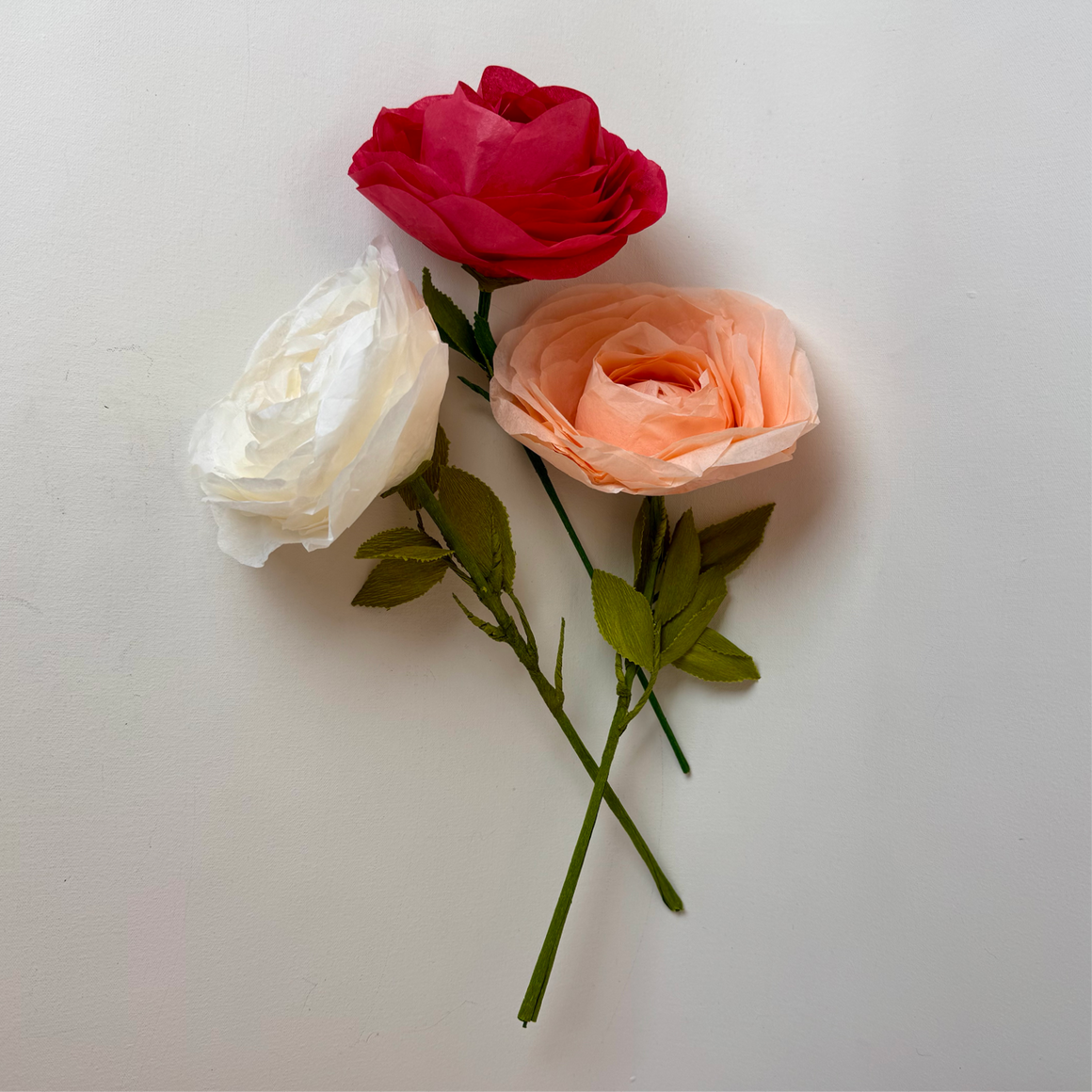 Tissue Paper Roses Workshop