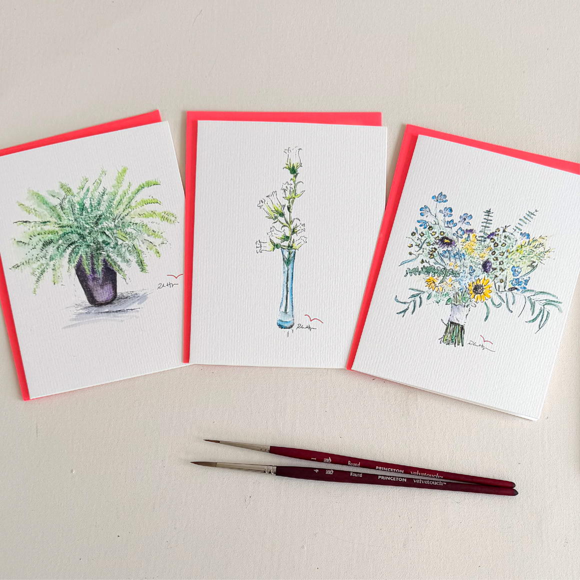 Mid-Summer Card Illustration