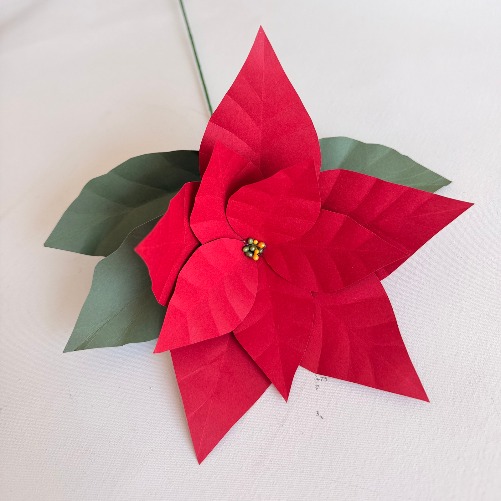 Paper Poinsettia Workshop