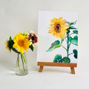 Watercolor Sunflowers