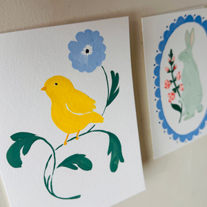 Hand Painted Spring Note Cards