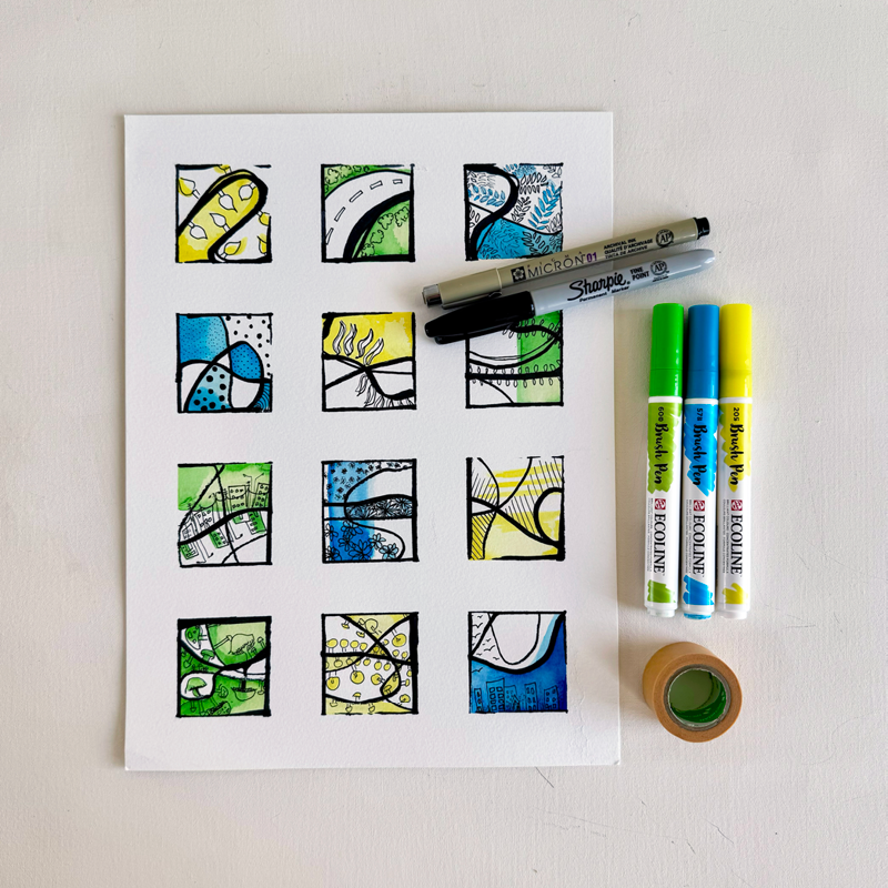 Practicing Mindfulness in Sketching
