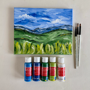 Impressionist Landscape in Acrylic