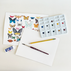 Watercolor Bugs & Butterflies