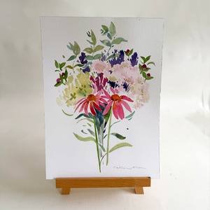 Watercolor Wildflower Bouquet