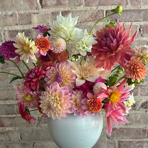 Immersive Watercolor Dahlias