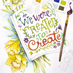 Floral Quote Coloring