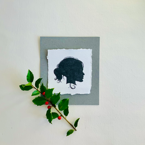 Hand Drawn Silhouette Portraits