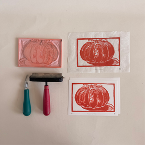 Block Printed Pumpkin