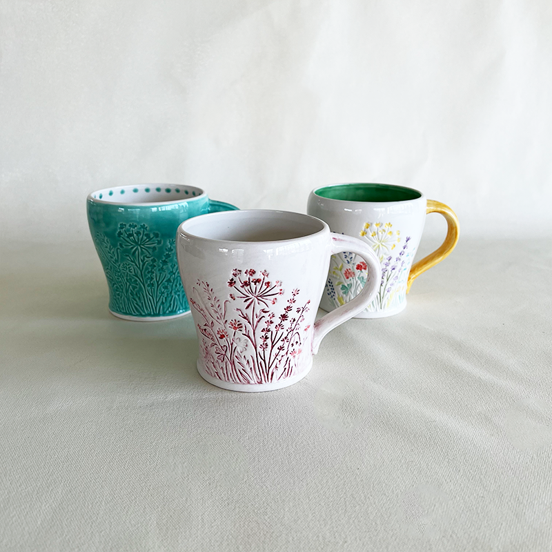 Ceramic Meadow Mug Glazing