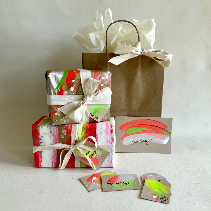 Abstract Gift Wrap Workshop