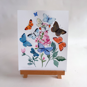 Watercolor Summer Butterflies