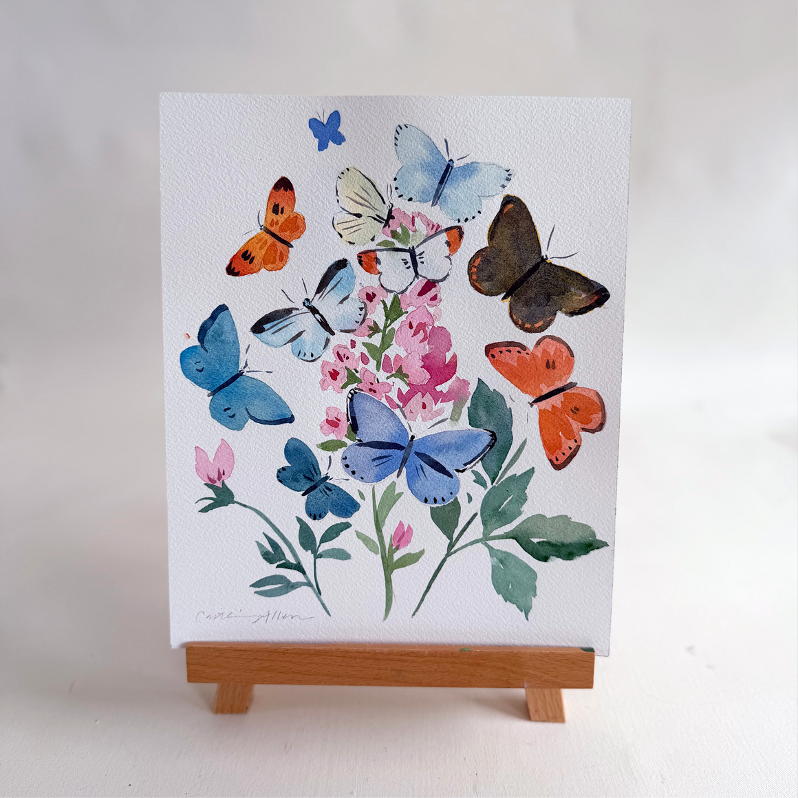 Watercolor Summer Butterflies