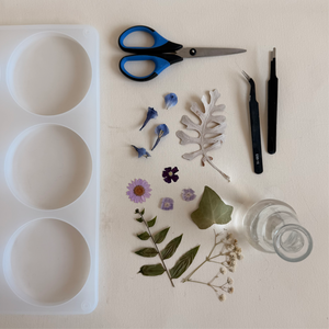 Fun with Flowers: Resin Coasters
