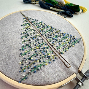 Festive Tree Embroidery