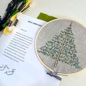 Festive Tree Embroidery