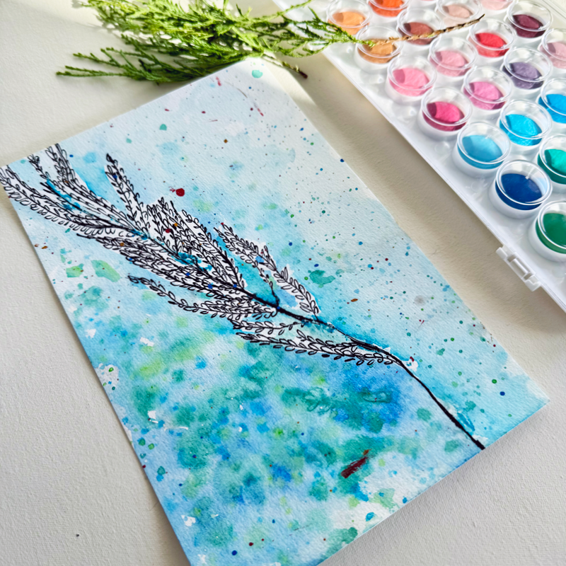 Watercolor Botanical Creation