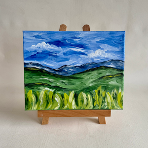 Impressionist Landscape in Acrylic