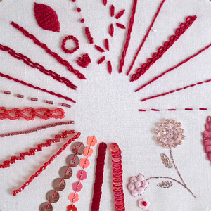 Advanced Beaded Embroidery Sampler